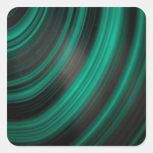 Sticker Carré texture de malachite