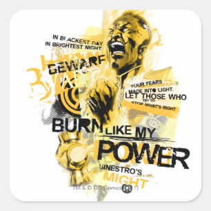 Sticker Carré Thaal Sinestro 10