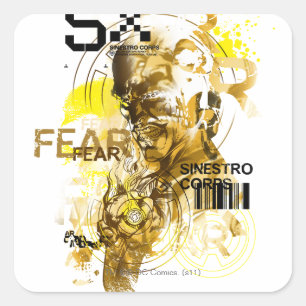 Sticker Carré Thaal Sinestro 11