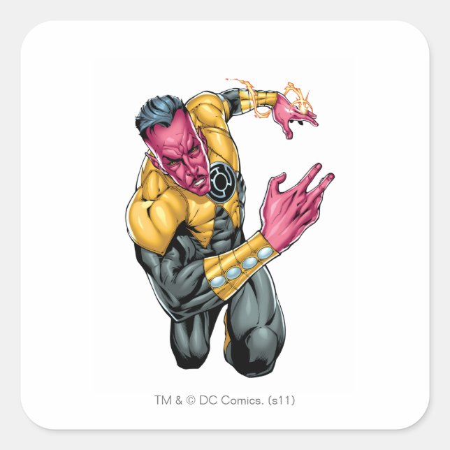 Sticker Carré Thaal Sinestro 8 (Devant)