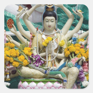 Sticker Carré Thaïlande, Ko Samui (aussi connu sous le nom de Ko