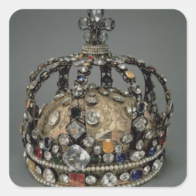 Sticker Carré The Crown of Louis XV, 1722 (Devant)