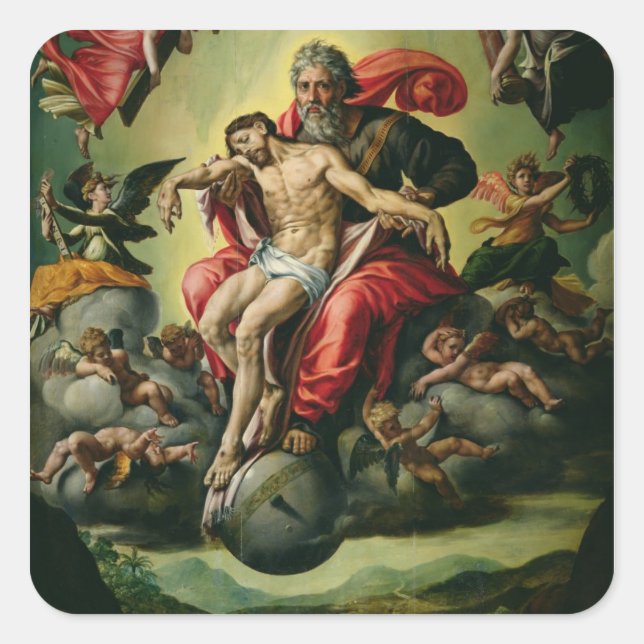 Sticker Carré The Holy Trinity (Devant)