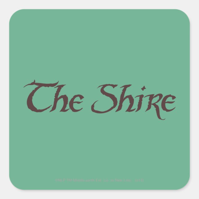 Sticker Carré THE SHIRE™ Solid (Devant)