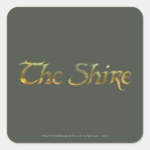 Sticker Carré THE SHIRE™ Textured