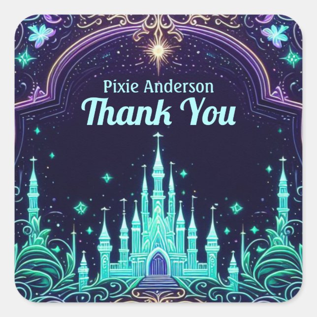 Sticker Carré Thème Fairy Fairy Party - Fairytale After Dark (Devant)