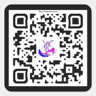 Sticker Carré #thesurfingmermaid #SWAG@MAGHIE.ORG