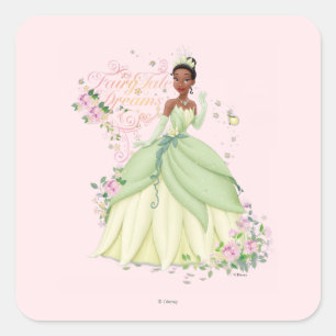 Sticker Carré Tiana - Rêves de contes de fées