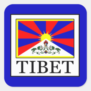 Sticker Carré Tibet