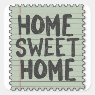 Sticker Carré timbres de faux