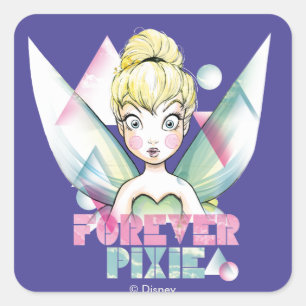 Sticker Carré Tinker Bell Forever Pixie