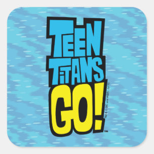 Sticker Carré Titans Ados, partez ! Logo