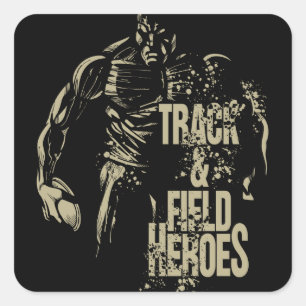 Sticker Carré tnf heroes discus