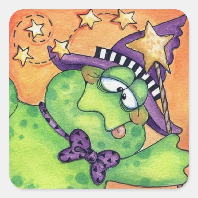 Sticker Carré Toad Magic (Devant)