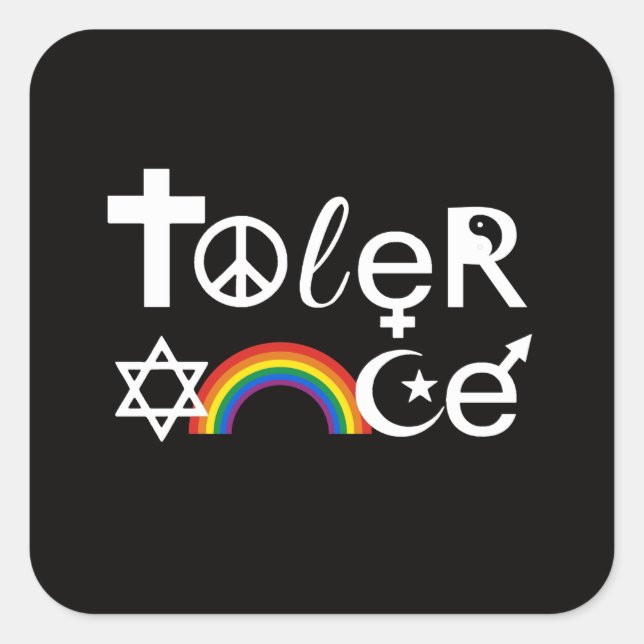STICKER CARRÉ TOLÉRANCE (Devant)
