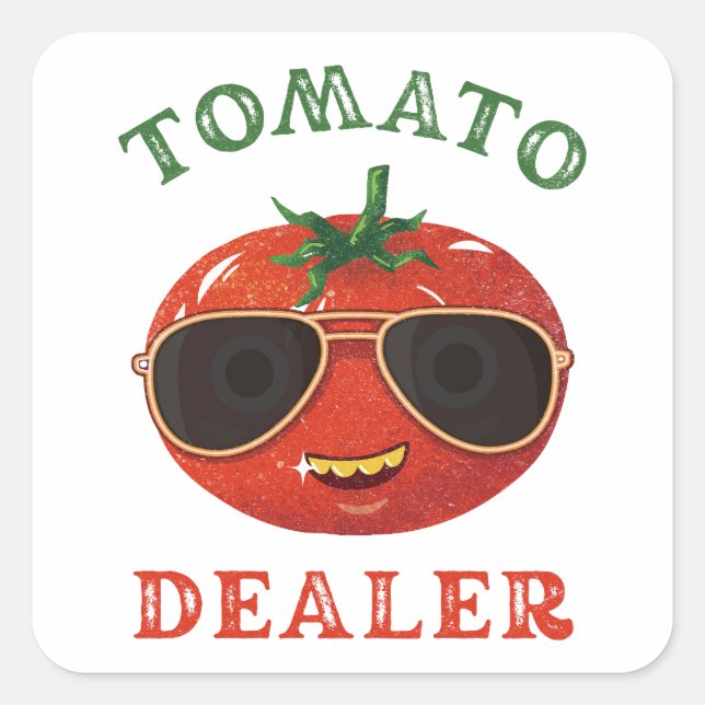 Sticker Carré Tomatogate Dealer (Devant)