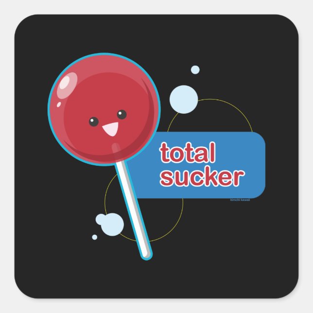 Sticker Carré Total Sucker... (Devant)
