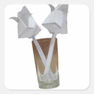 Sticker Carré Touch of Romance : Une Saint Valentin pacifique