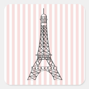 Sticker Carré Tour Eiffel