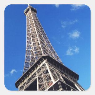Sticker Carré Tour Eiffel Paris Europe Travel