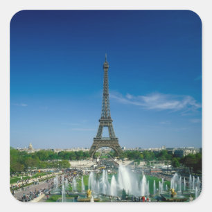Sticker Carré Tour Eiffel, Paris, France