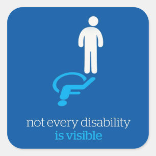 Sticker Carré tous les handicaps ne sont pas visibles
