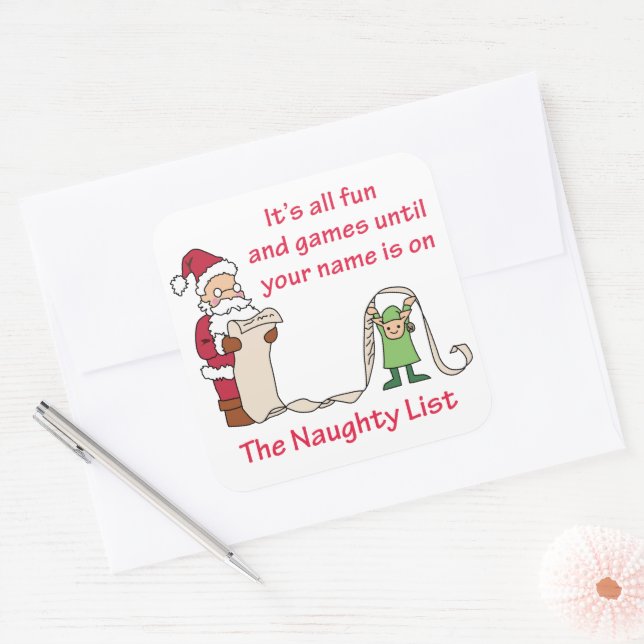 Sticker Carré Tous les loisirs et jeux (Enveloppe)