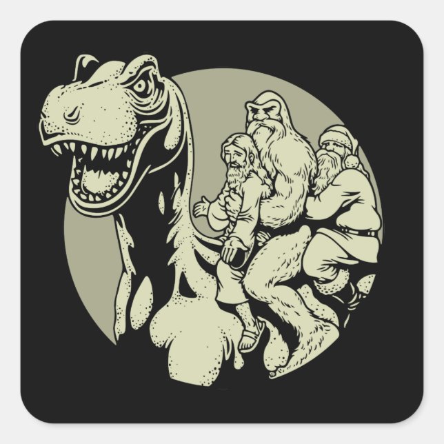 Sticker Carré Tout à fait vrai (Devant)