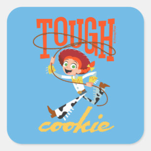 Sticker Carré Toy Story 4   Jessie "Tough Cookie"