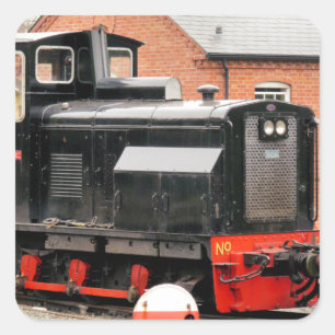 STICKER CARRÉ TRAIN DIESEL