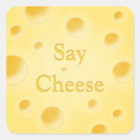 Tranche de fromage jaune personnalisable "Dis From