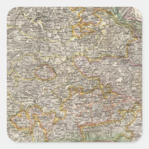 Sticker Carré Transylvanie, Roumanie