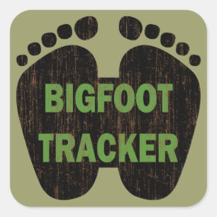 Sticker Carré Traqueur de Bigfoot
