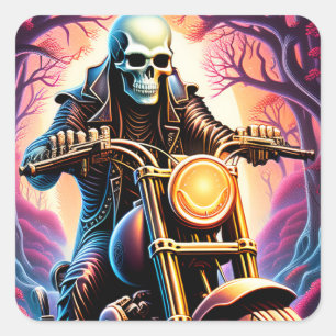 Sticker Carré Traverser les branches entremêlées