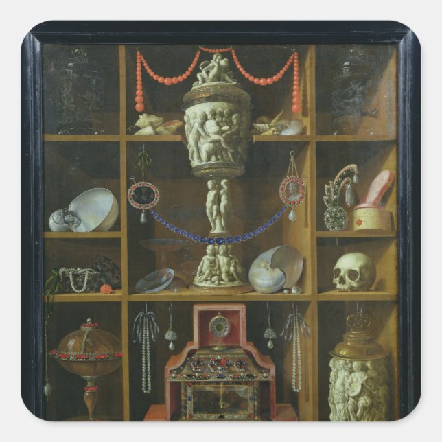 Sticker Carré Trésor, 1666 (Devant)