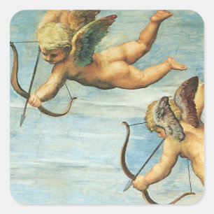 Sticker Carré Triomphe de Galatea Angels détail par Raphael Sanz
