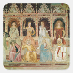 Sticker Carré Triumph de la doctrine catholique