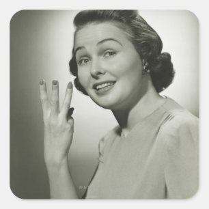 Sticker Carré Trois