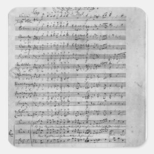 Sticker Carré Trois Lieder