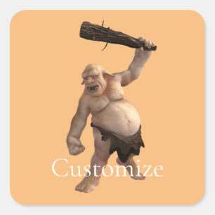 Sticker Carré Troll moche Thunder_Cove