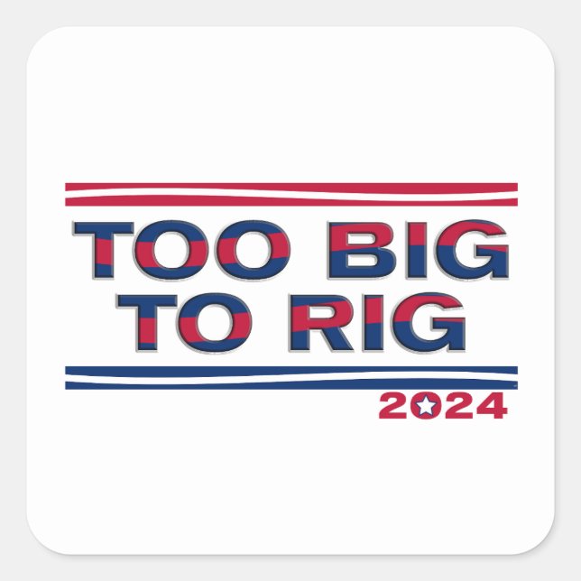 STICKER CARRÉ TROP GRAND POUR RIG 2024 (Devant)