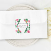 Tropical Palmier Aquarelle Géométrique Baby Shower