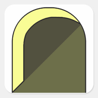 Sticker Carré Trous de souris de type dessin animé