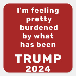 Sticker Carré Trump 2024