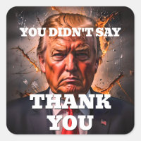 Trump Merci en colère