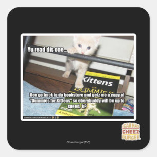 Sticker Carré Tu es rouge, dis-en un.