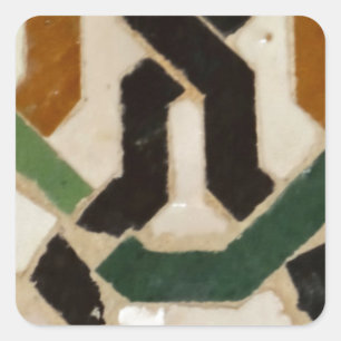 Sticker Carré Tuile murale Alhambra #2