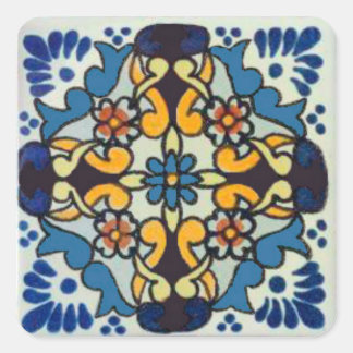 Sticker Carré Tuile Talavera 1