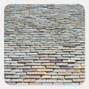 Sticker Carré Tuiles de toit