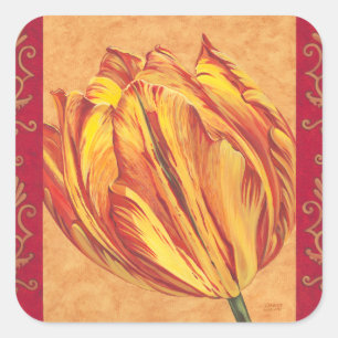 Sticker Carré Tulip Power I